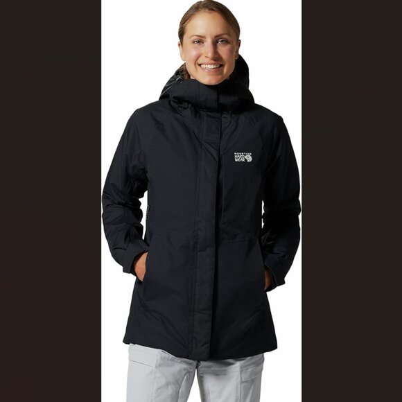 Mountain Hardwear Women Firefall/2 Insulated Coat Anorak XL‎ Zodiac 1958621506